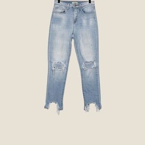 L'Agence Mid-Rise Straight Leg Jeans Sz 26